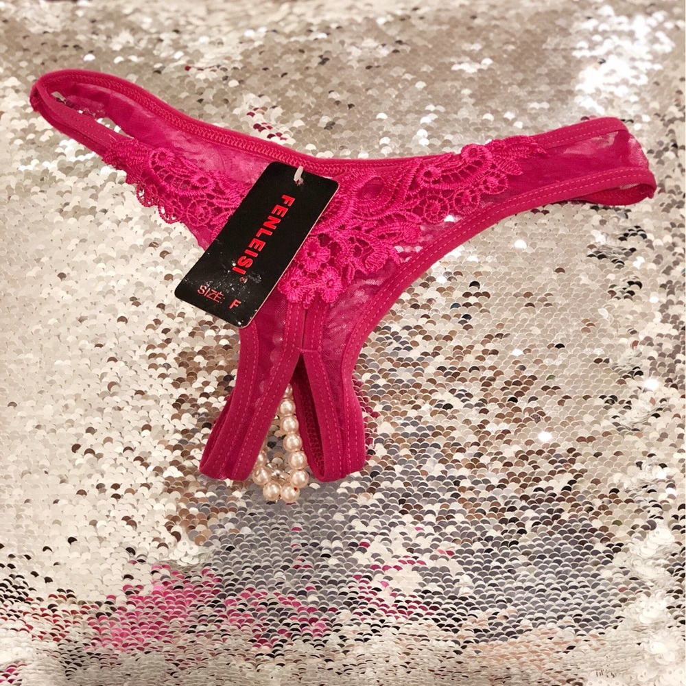 Hot Lace Crotchless and G-String Sexy Design Pearl